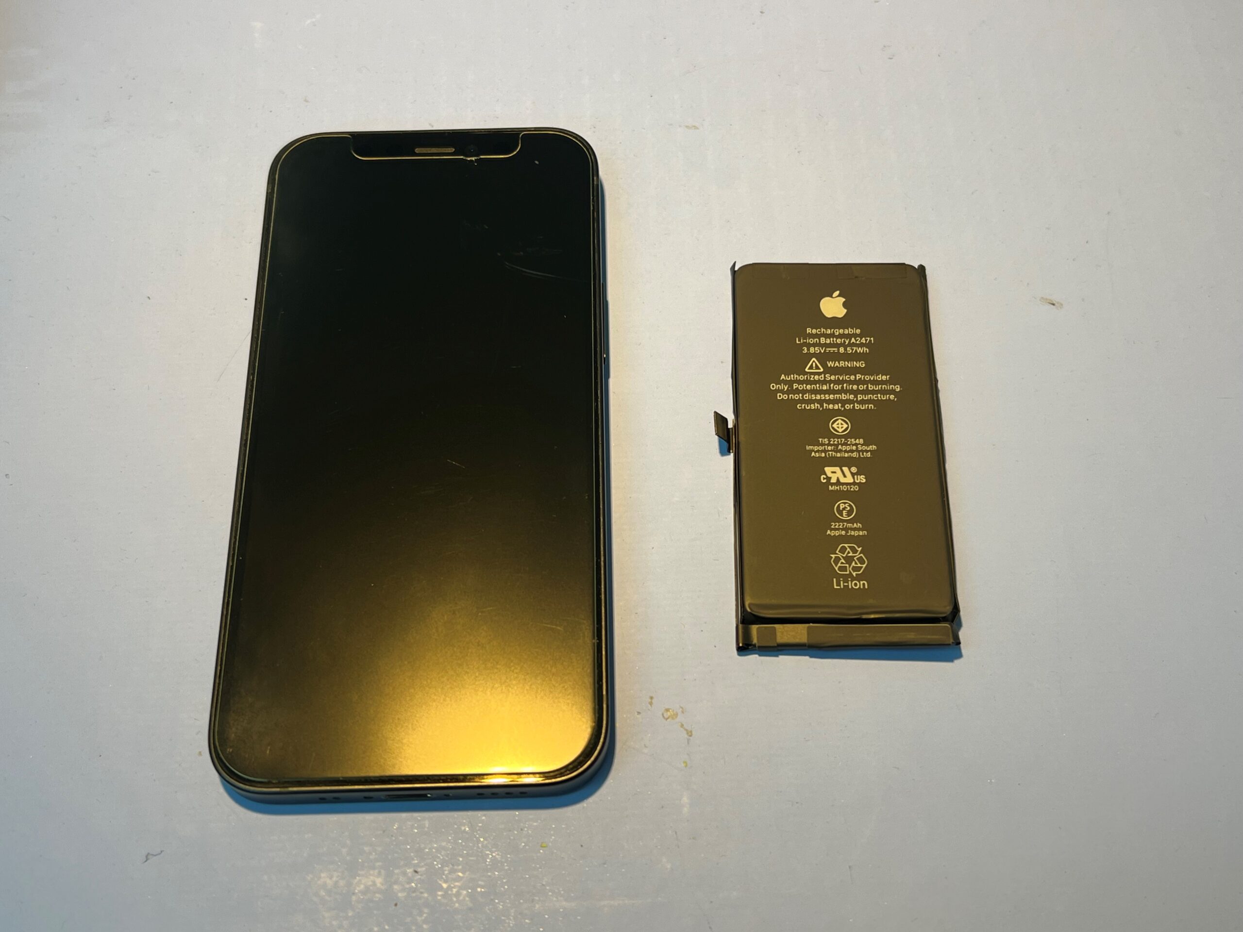 ★修理実績★iPhone12miniにてバッテリー交換★